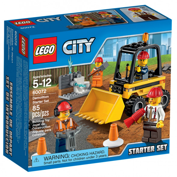 Конструктор LEGO City 60072 Набор «Строительная команда» для начинающих во Владивостоке