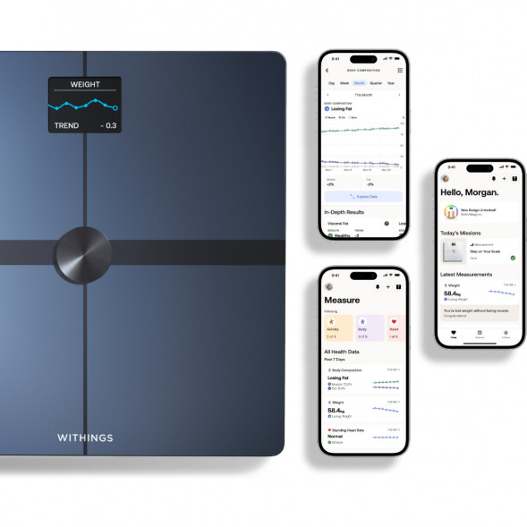 Умные весы Withings Body Smart Black (WBS13-BLACK-ALL-INTER) во Владивостоке