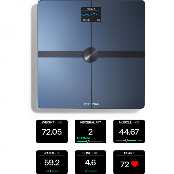 Умные весы Withings Body Smart Black (WBS13-BLACK-ALL-INTER) во Владивостоке