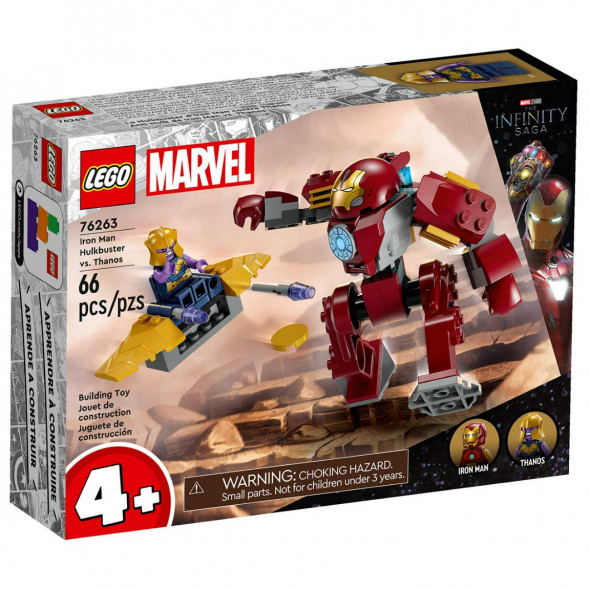 Конструктор LEGO Super Heroes 76263 Железный человек: Халкбастер против Таноса во Владивостоке