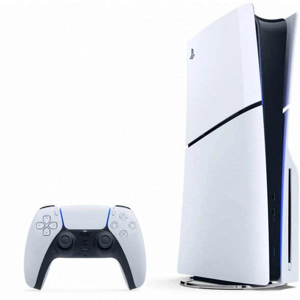 Игровая приставка Sony PlayStation 5 Slim 1TB с дисководом, белый во Владивостоке