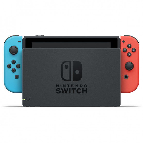 Игровая приставка Nintendo Switch OLED 64 ГБ, неоновый синий/неоновый красный во Владивостоке