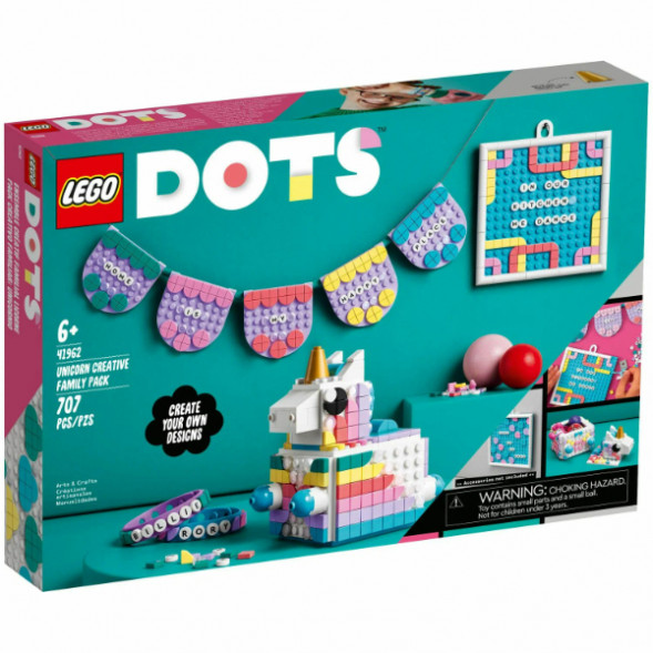 Конструктор LEGO DOTS 41962 Творческий семейный набор «Единорог» во Владивостоке