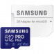 Карта памяти micro SDXC 512Gb Samsung PRO Plus U3 A2 V30 180/130MB/s во Владивостоке