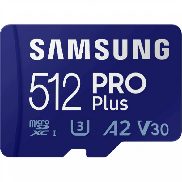 Карта памяти micro SDXC 512Gb Samsung PRO Plus U3 A2 V30 180/130MB/s во Владивостоке
