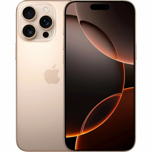 Смартфон Apple iPhone 16 Pro Max (nano SIM+eSIM) 256ГБ, Desert Titanium во Владивостоке