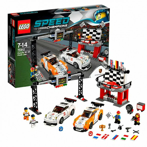 Конструктор LEGO Speed Champions 75912 Финишная линия гонки Porsche 911 GT во Владивостоке