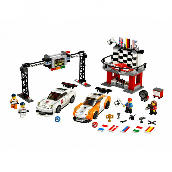 Конструктор LEGO Speed Champions 75912 Финишная линия гонки Porsche 911 GT во Владивостоке