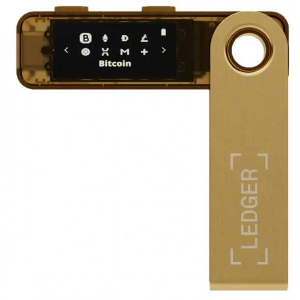 Криптокошелек Ledger Nano S Plus 1 шт., золотой во Владивостоке