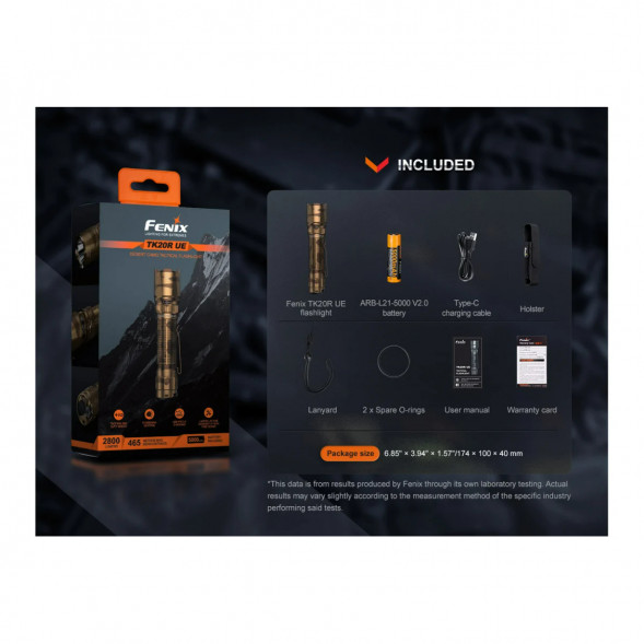 Тактический фонарь Fenix TK20R UE 2800 Lm, Tropic Green во Владивостоке