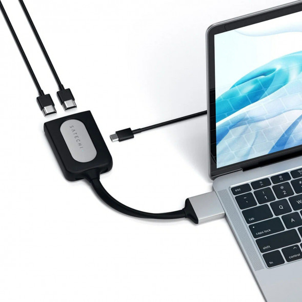 Адаптер Satechi USB-C Dual 4K HDMI Adapter (2xHDMI, USB Type-C) во Владивостоке