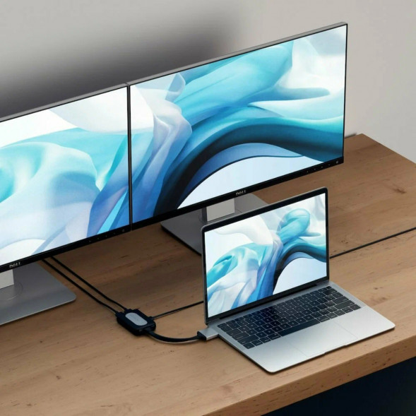 Адаптер Satechi USB-C Dual 4K HDMI Adapter (2xHDMI, USB Type-C) во Владивостоке