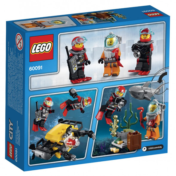Конструктор LEGO City Deep Sea Explorers 60091 Исследование морских глубин во Владивостоке