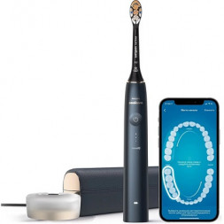 Звуковая зубная щетка Philips Sonicare 9900 Prestige HX9992, темно-синий