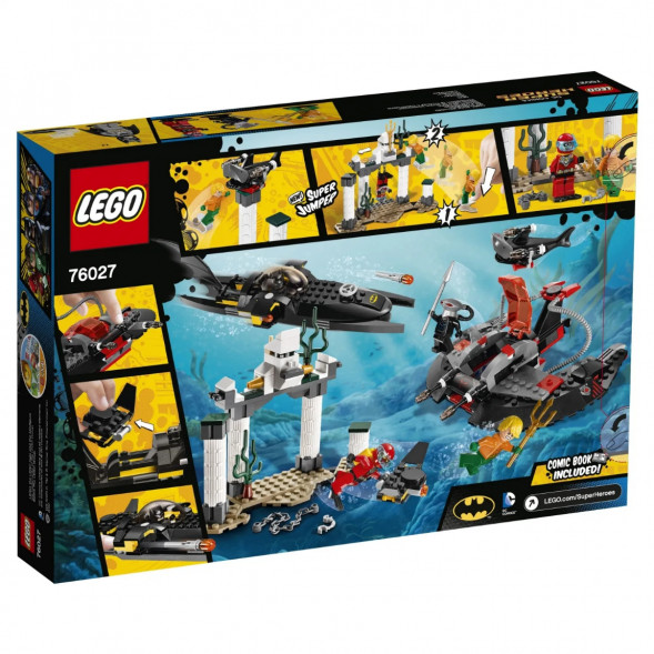 Конструктор LEGO Super Heroes 76027 Глубоководная атака Черного Манта во Владивостоке