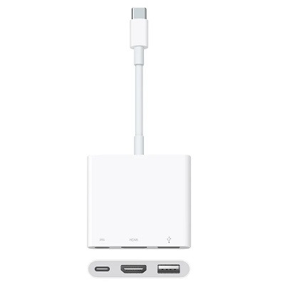 Адаптер Apple USB-C Digital AV Multiport Adapter, бел, MUF82ZM/A во Владивостоке