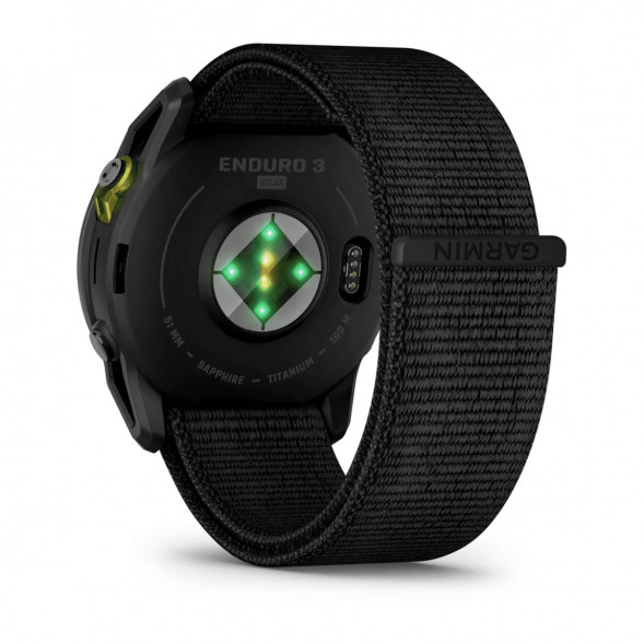 Умные часы Garmin Enduro 3 51mm Black с нейлоновым ремешком UltraFit 010-02751-01 во Владивостоке