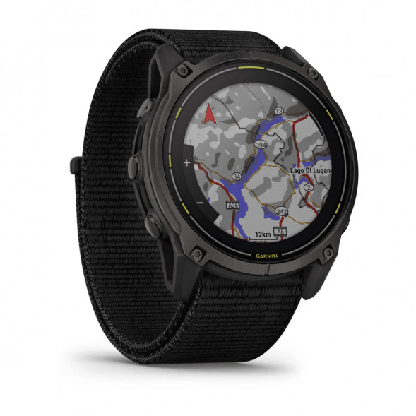 Умные часы Garmin Enduro 3 51mm Black с нейлоновым ремешком UltraFit 010-02751-01 во Владивостоке