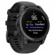 Умные часы Garmin Fenix E 47мм Amoled Slate Grey Steel с чёрным силиконовым ремешком 010-03025-01 во Владивостоке