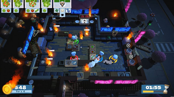 Игра Overcooked &amp;amp; Overcooked 2 [Nintendo Switch, английская версия] во Владивостоке