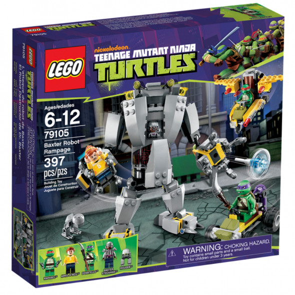 Конструктор LEGO Teenage Mutant Ninja Turtle 79105 Нападение робота Бакстера во Владивостоке