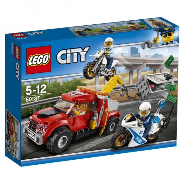 Конструктор LEGO City Police 60137 Побег на буксировщике во Владивостоке