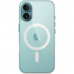 Чехол Apple Clear Case with MagSafe для iPhone 16, прозрачный (MA6A4ZM/A)