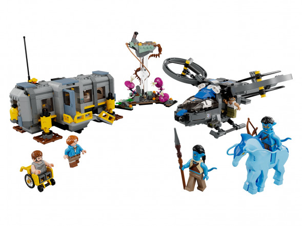 Конструктор LEGO Avatar 75573 Парящие горы: Зона 26 и RDA во Владивостоке