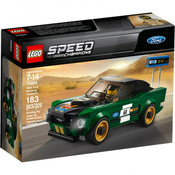 Конструктор LEGO Speed Champions 75884 1968 Ford Mustang Fastback во Владивостоке