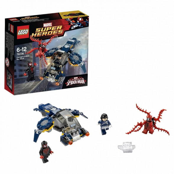 Конструктор LEGO Super Heroes 76036 Воздушная атака Карнажа во Владивостоке