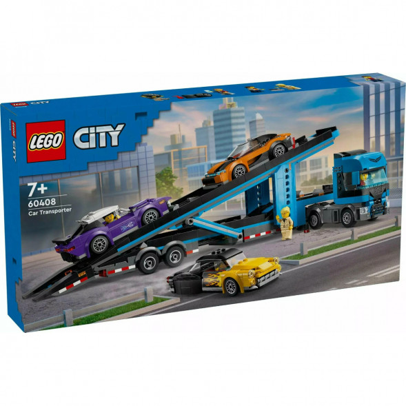 Конструктор LEGO City 60408 Грузовик-автовоз со спортивными автомобилями во Владивостоке