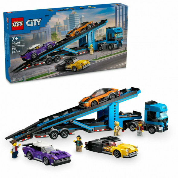 Конструктор LEGO City 60408 Грузовик-автовоз со спортивными автомобилями во Владивостоке