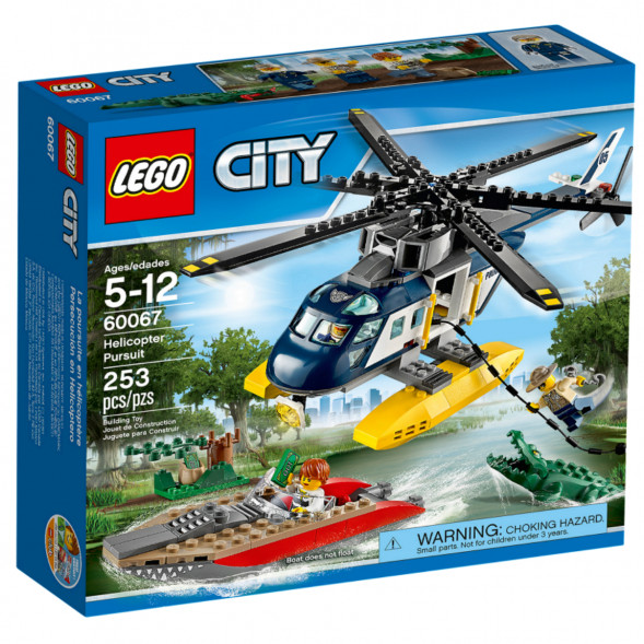 Конструктор LEGO City 60067 Погоня на полицейском вертолёте во Владивостоке