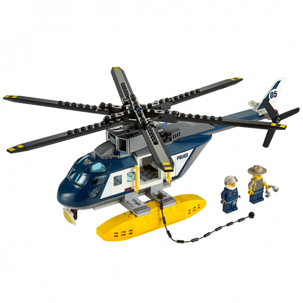 Конструктор LEGO City 60067 Погоня на полицейском вертолёте во Владивостоке