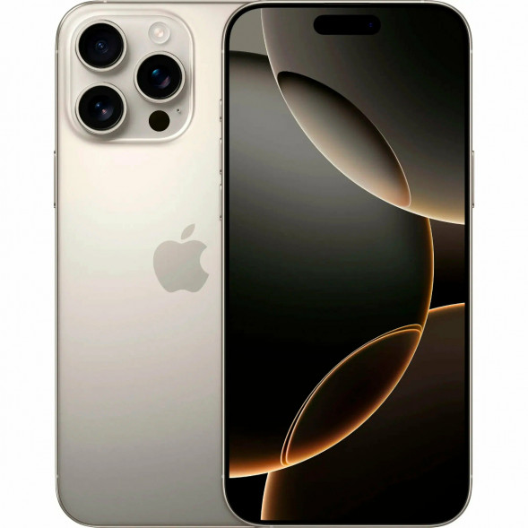 Смартфон Apple iPhone 16 Pro Max (nano SIM+eSIM) 256ГБ, Natural Titanium во Владивостоке