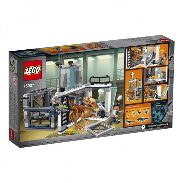 Конструктор LEGO Jurassic World 75927 Побег стигимолоха из лаборатории во Владивостоке