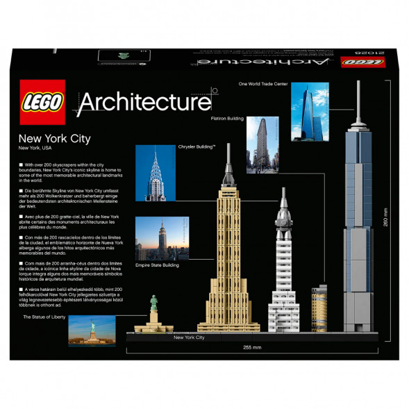 Конструктор LEGO Architecture 21028 Нью Йорк во Владивостоке