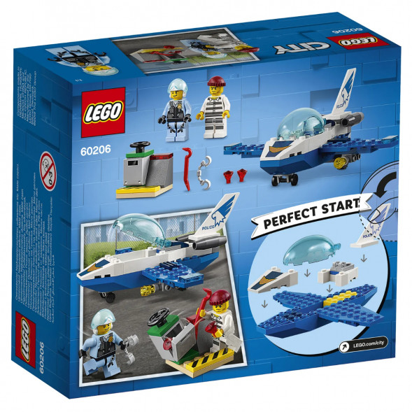 Конструктор LEGO City Police 60206 Воздушная полиция: патрульный самолет во Владивостоке