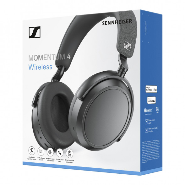 Беспроводные наушники Sennheiser Momentum 4 Wireless, Graphite во Владивостоке