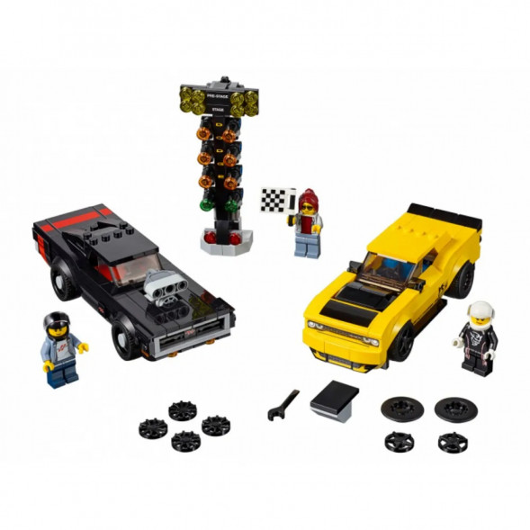 Конструктор LEGO Speed Champions 75893 2018 Dodge Challenger SRT Demon и 1970 Dodge Charger R/T во Владивостоке