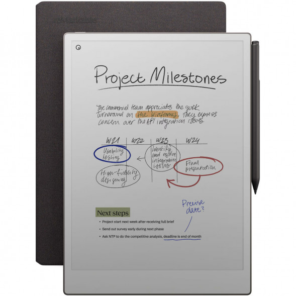 Графический планшет reMarkable Paper Pro + Стилус MarkerPlus + Чехол Book Folio Pro (Basalt) во Владивостоке