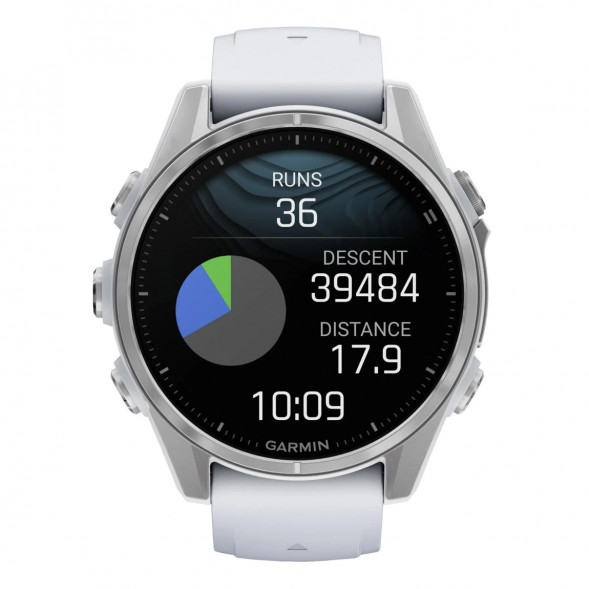 Умные часы Garmin Fenix 8, 43 mm, Whitestone 010-02903-00 во Владивостоке