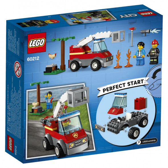 Конструктор LEGO City Fire 60212 Пожар на пикнике во Владивостоке