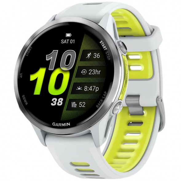 Умные часы Garmin Forerunner 970 Titanium Whitestone/Translucent Amp Yellow Band 010-02969-11 во Владивостоке