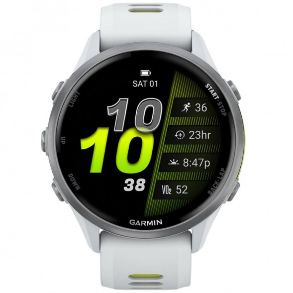 Умные часы Garmin Forerunner 970 Titanium Whitestone/Translucent Amp Yellow Band 010-02969-11 во Владивостоке