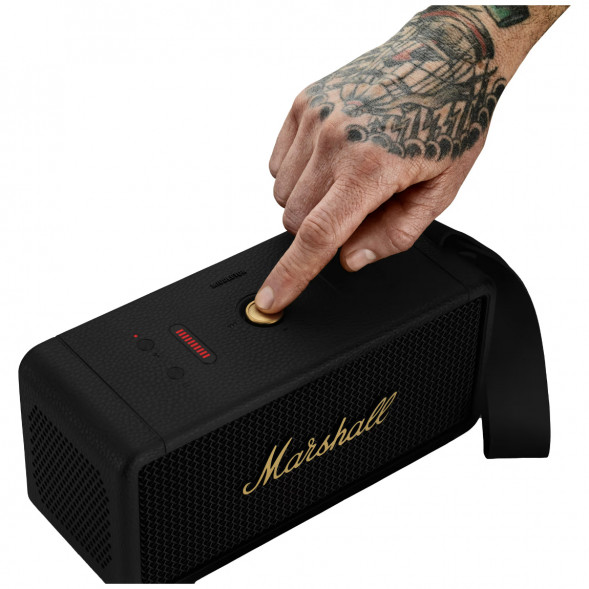 Портативная акустика Marshall Middleton, 60 Вт, черный и латунный во Владивостоке