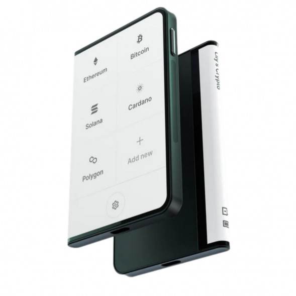 Аппаратный холодный криптокошелек Ledger Stax c чехлом Magnet Shell Black + Recovery Key во Владивостоке