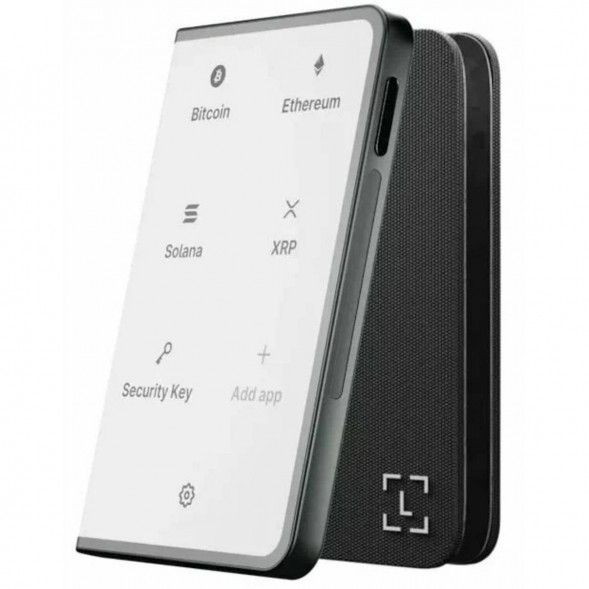 Аппаратный холодный криптокошелек Ledger Stax c чехлом Magnet Shell Black + Recovery Key во Владивостоке