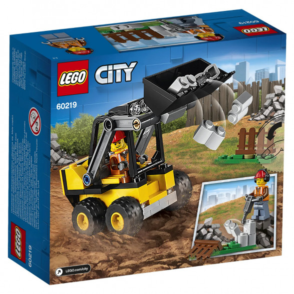 Конструктор LEGO City Great Vehicles 60219 Строительный погрузчик во Владивостоке