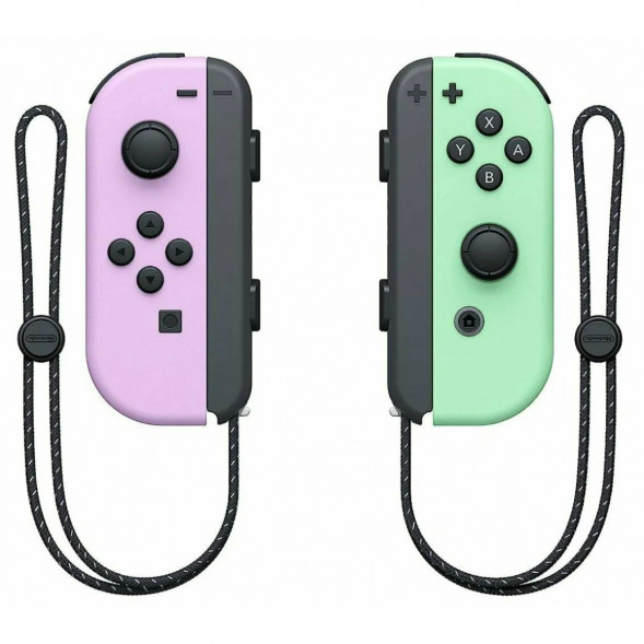 Геймпад Nintendo Switch Joy-Con controllers Duo, пастельный пурпурный / пастельный зеленый во Владивостоке